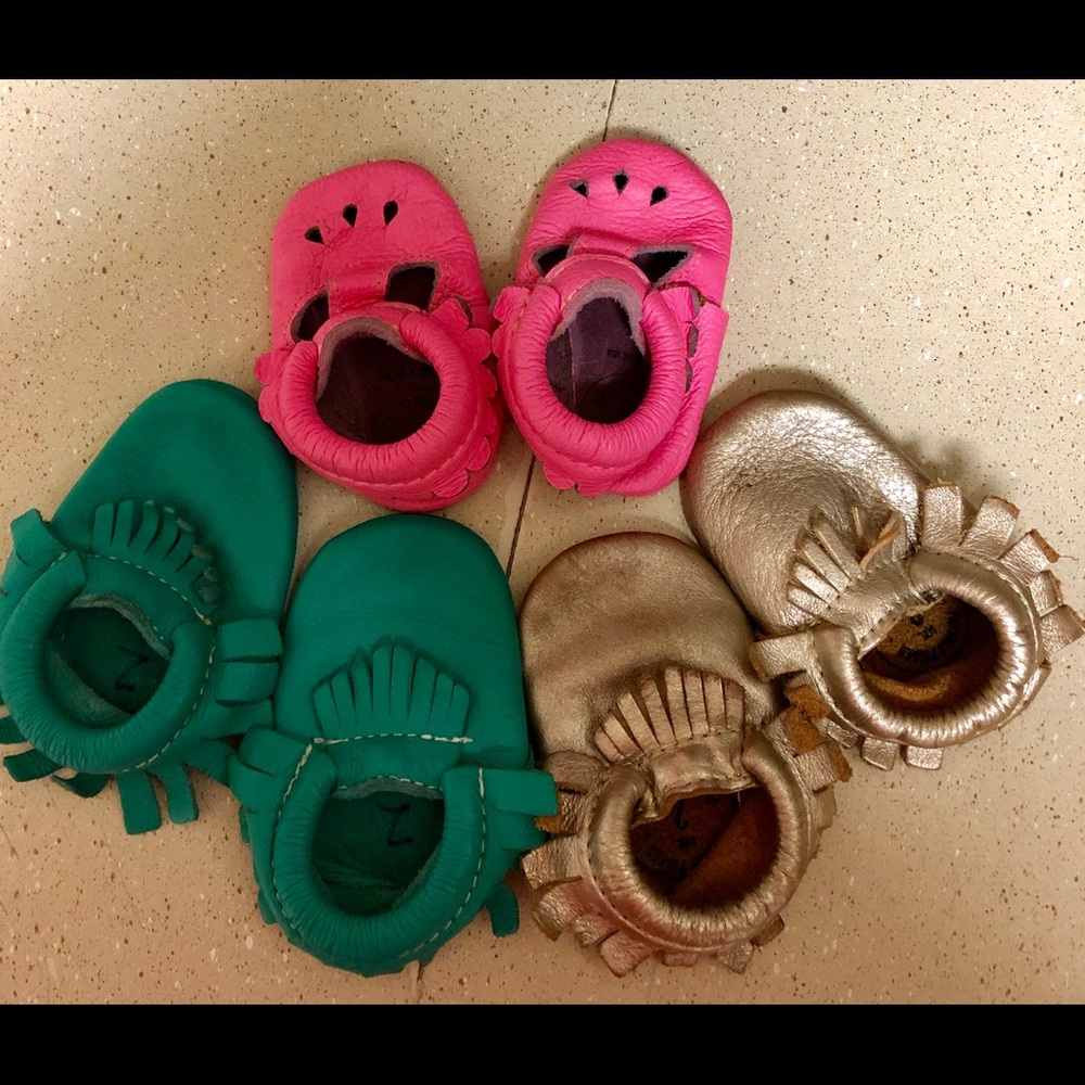 Freshly picked baby moccasins play lot size 2